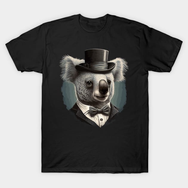 Koala with top hat T-Shirt by K3rst